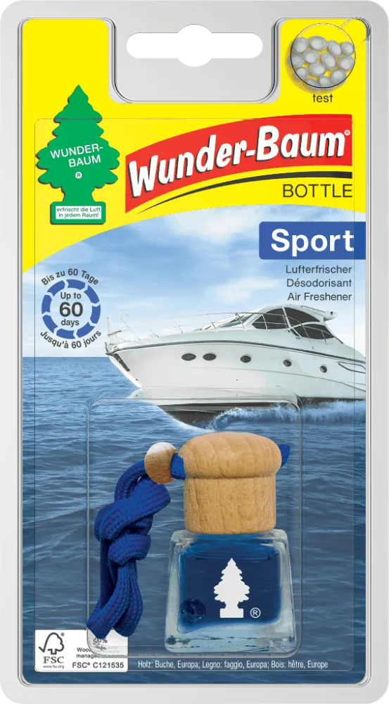 WUNDER-BAUM Sport – osviežovač vo flaštičke